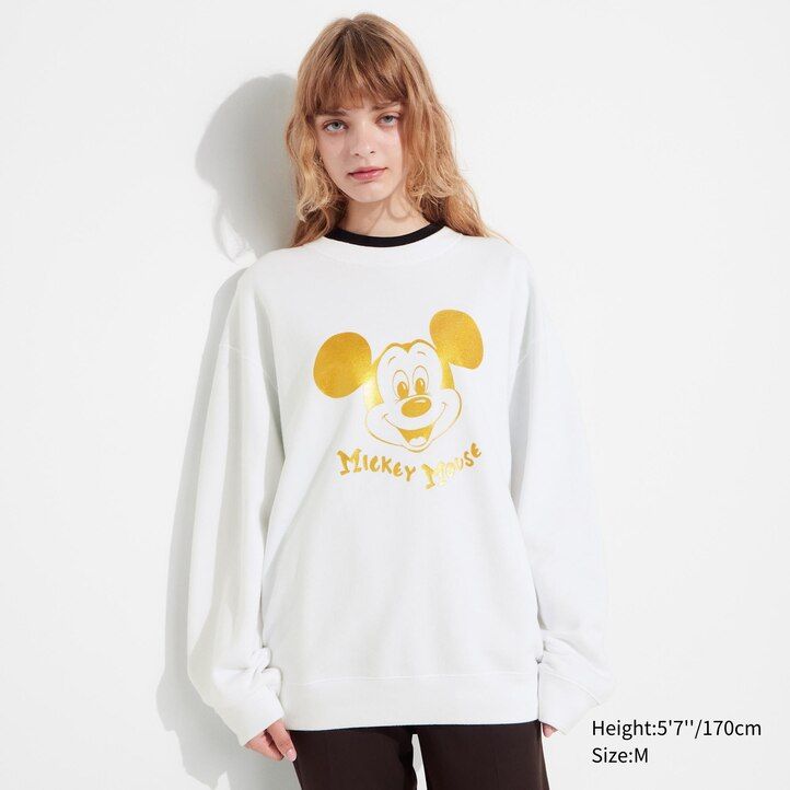pánská mikina s kapucí uniqlo mickey shines ut graphic