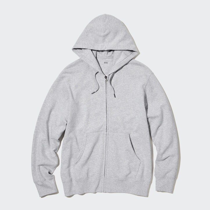 Černá pánská mikina s kapucí uniqlo na zip