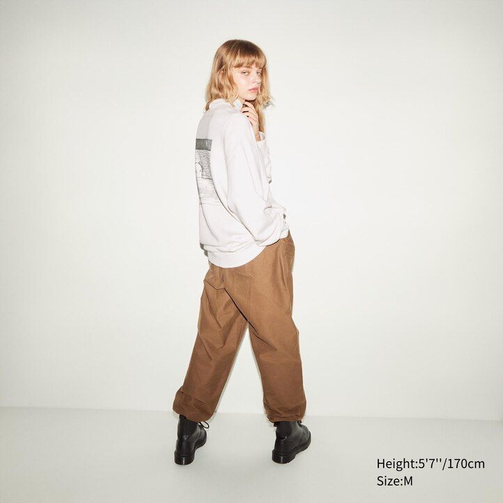 pánská mikina s kapucí uniqlo kaws ut graphic bílá