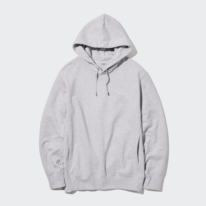pánská mikina s kapucí uniqlo šedá