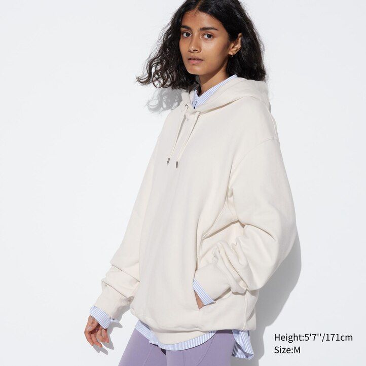 pánská mikina s kapucí béžové barvy uniqlo pullover