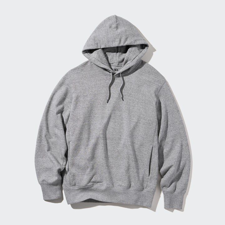 pánská mikina s kapucí béžové barvy uniqlo pullover