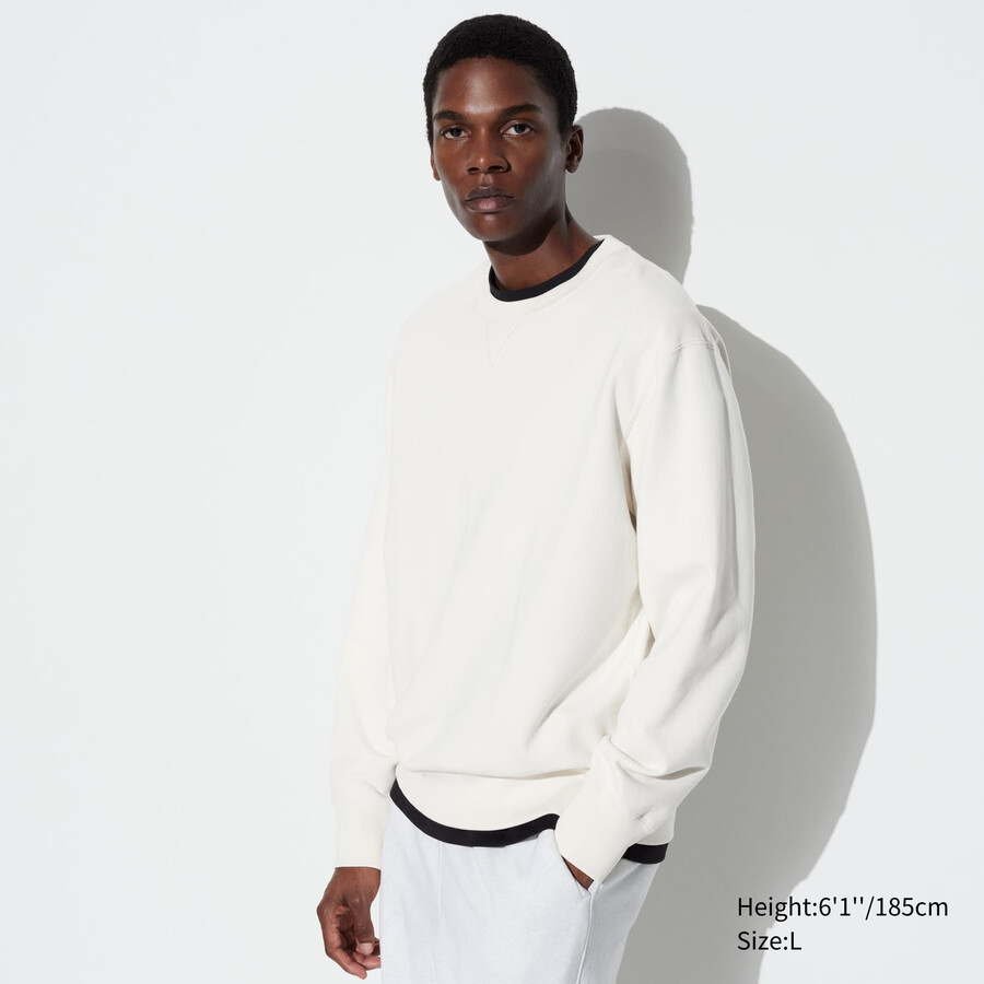 bílá pánská mikina s kapucí uniqlo