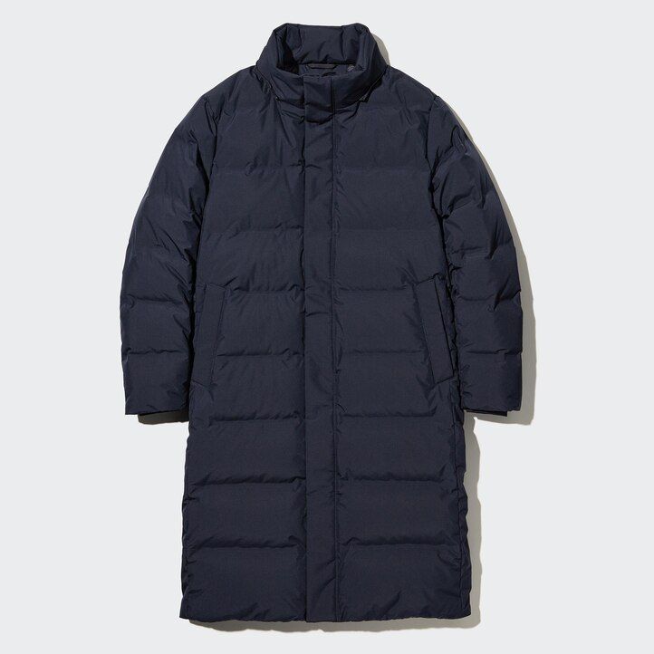 Černé pánské bezešvé péřové bundy uniqlo