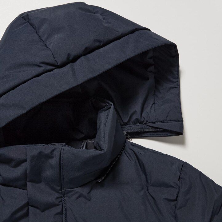 Černé pánské bezešvé péřové bundy uniqlo