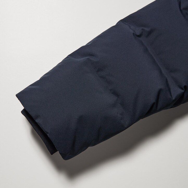 Černé pánské bezešvé péřové bundy uniqlo