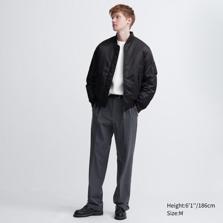 Černé pánské bundy uniqlo ma 1 blouson