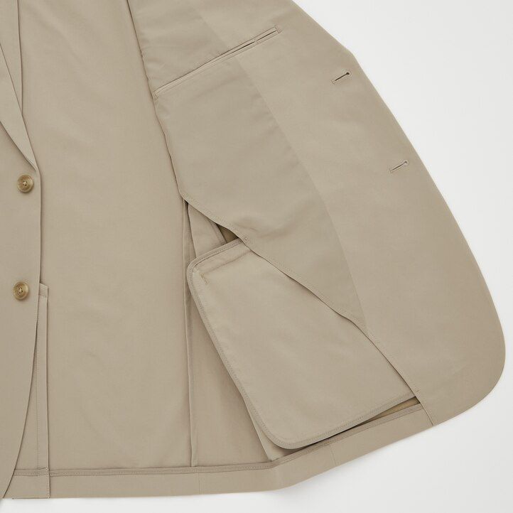 béžové pánské ultralehké bundy uniqlo airsense