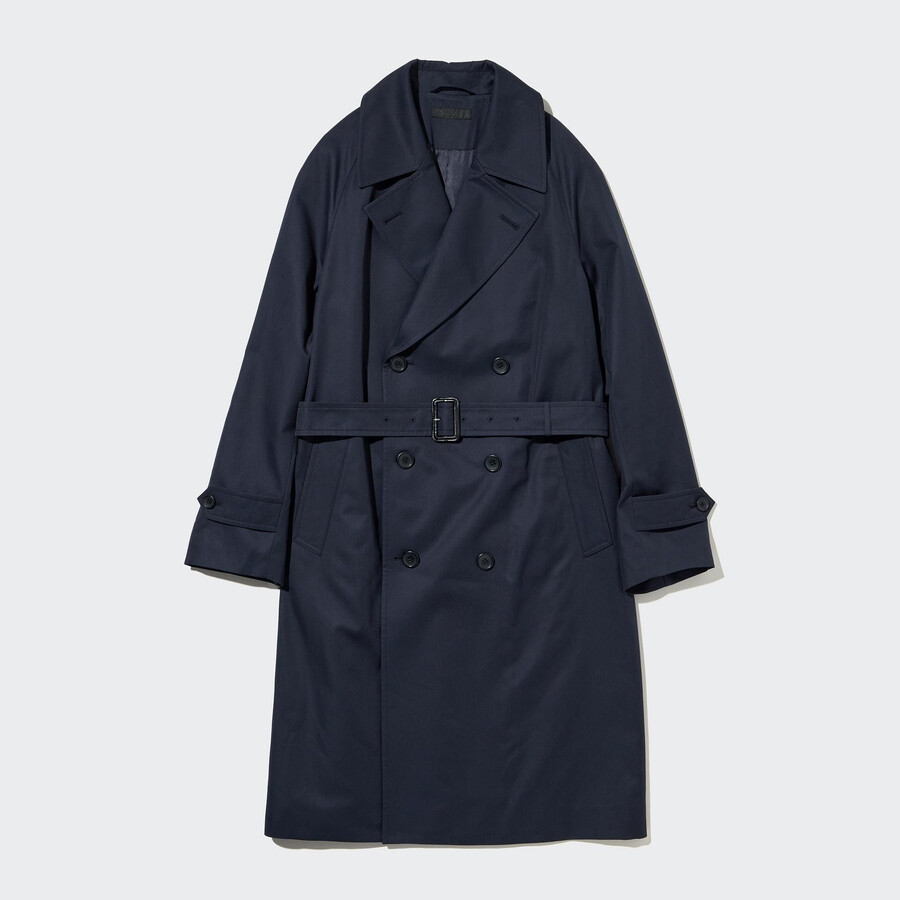 pánské tmavě modré trenčkoty uniqlo