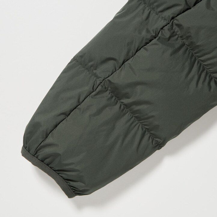 pánské ultralehké péřové bundy uniqlo s 3d střihem modré