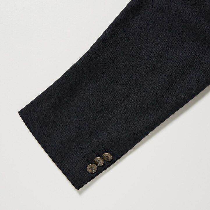 pánské tmavě modré bundy uniqlo tailored