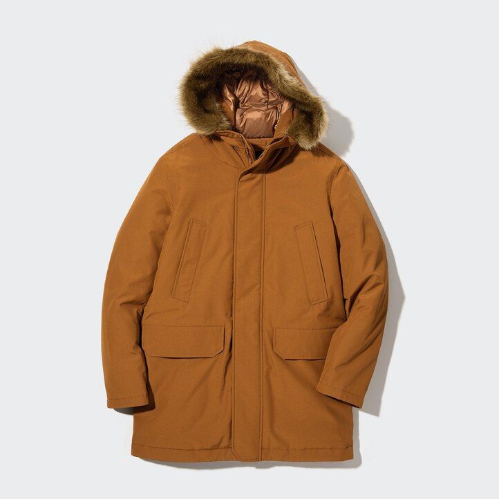 pánské ultra zahřívací hybridní péřové bundy uniqlo černé