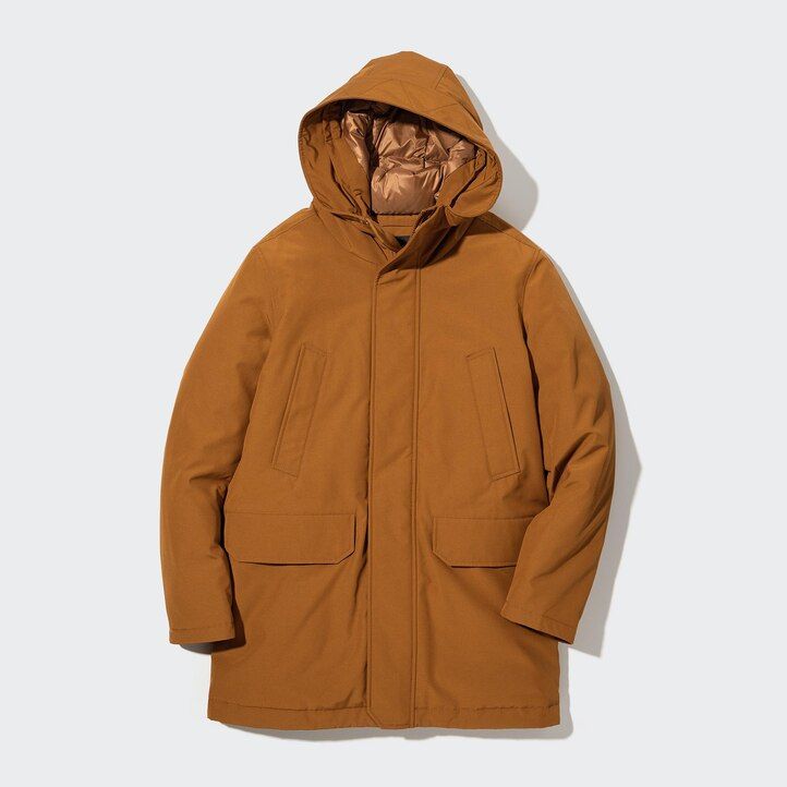 pánské ultra zahřívací hybridní péřové bundy uniqlo černé