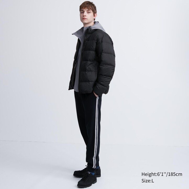 pánské bundy uniqlo ultra light down 3d cut zelené barvy