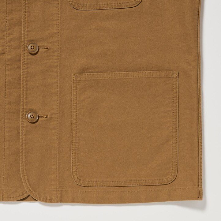 hnědé pánské bundy uniqlo utility