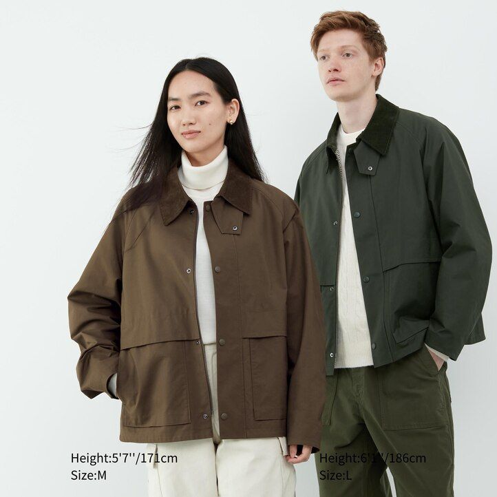 pánské černé bundy uniqlo utility blouson