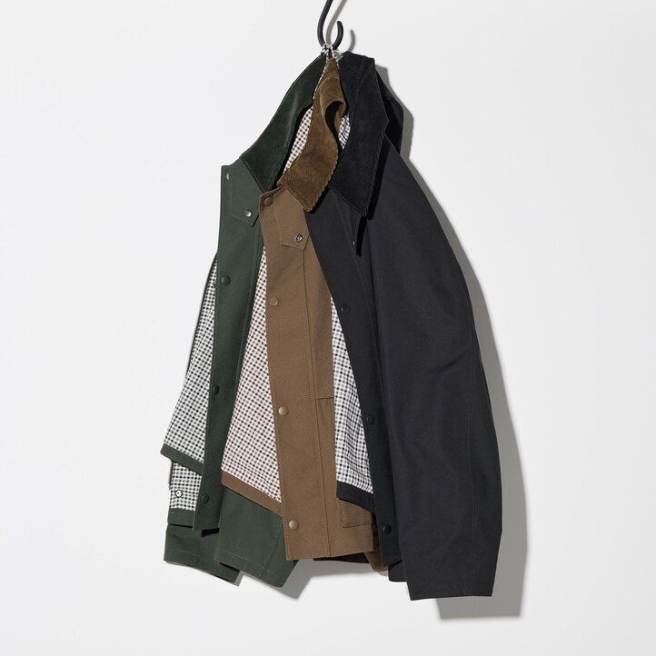 pánské černé bundy uniqlo utility blouson