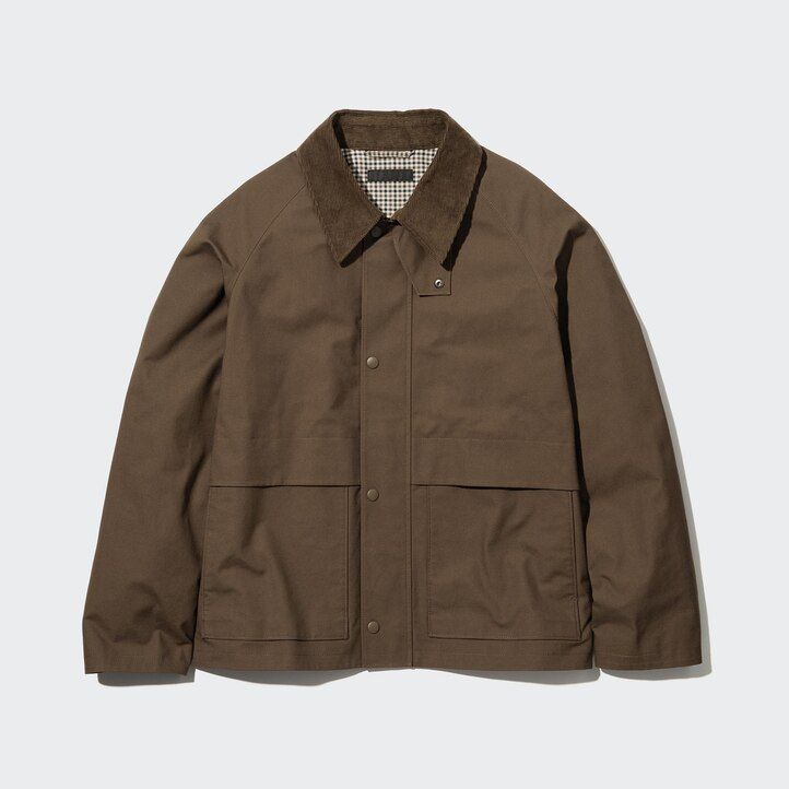 pánské černé bundy uniqlo utility blouson