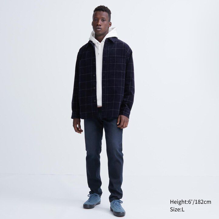 pánské džíny uniqlo ezy ultra stretch soft černé