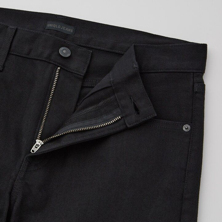 pánské džíny uniqlo selvedge stretch slim fit tmavě modré sezóna 2021