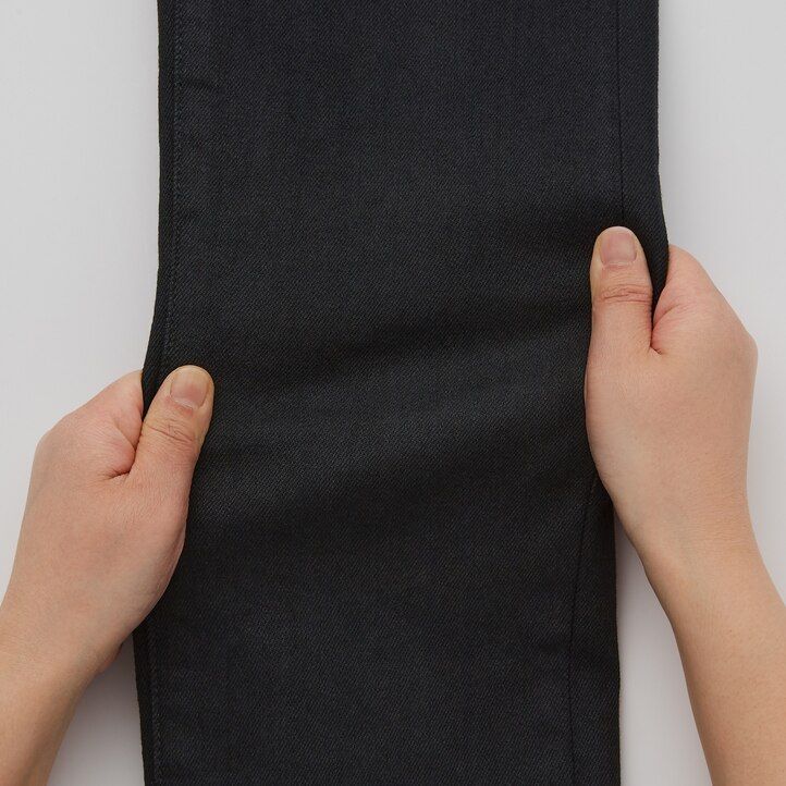 pánské džíny uniqlo selvedge stretch slim fit tmavě modré sezóna 2021