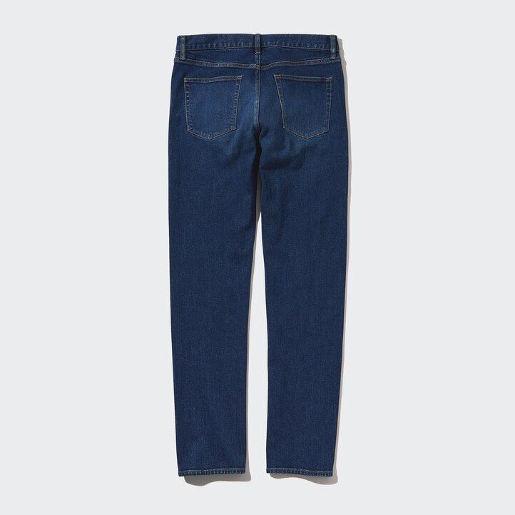 modré pánské džíny uniqlo slim fit