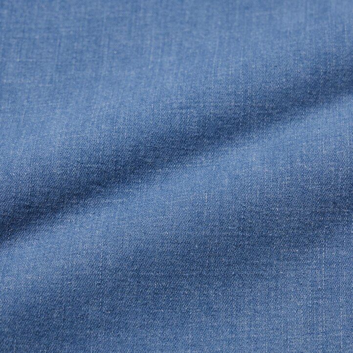 modré pánské džíny uniqlo relaxed fit s délkou po kotníky