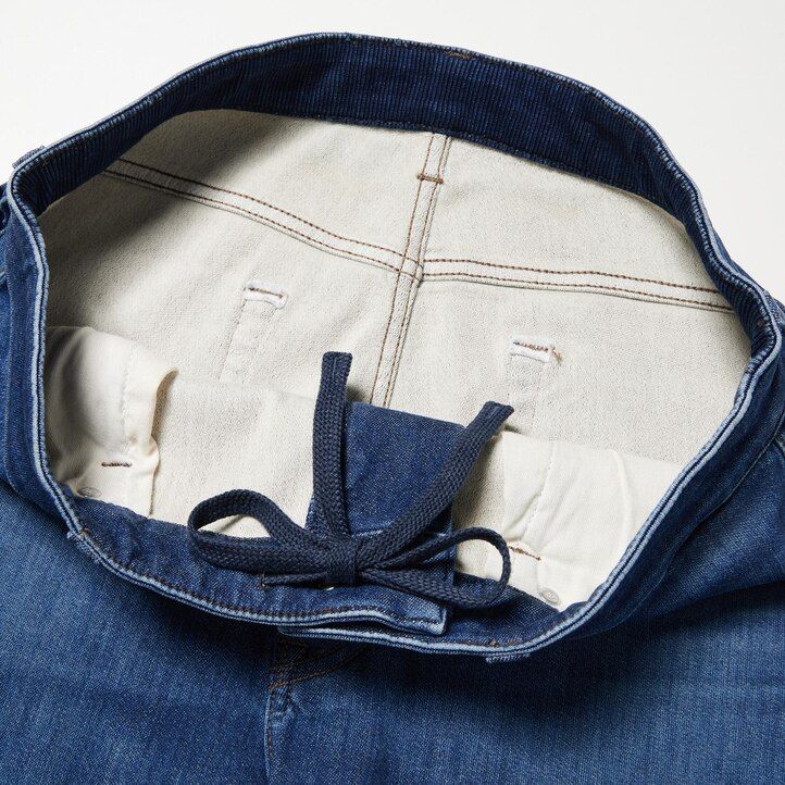 pánské džíny uniqlo ezy ultra stretch slim fit modré