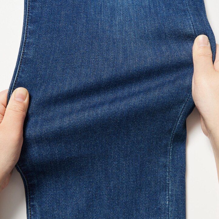 pánské džíny uniqlo ezy ultra stretch slim fit modré