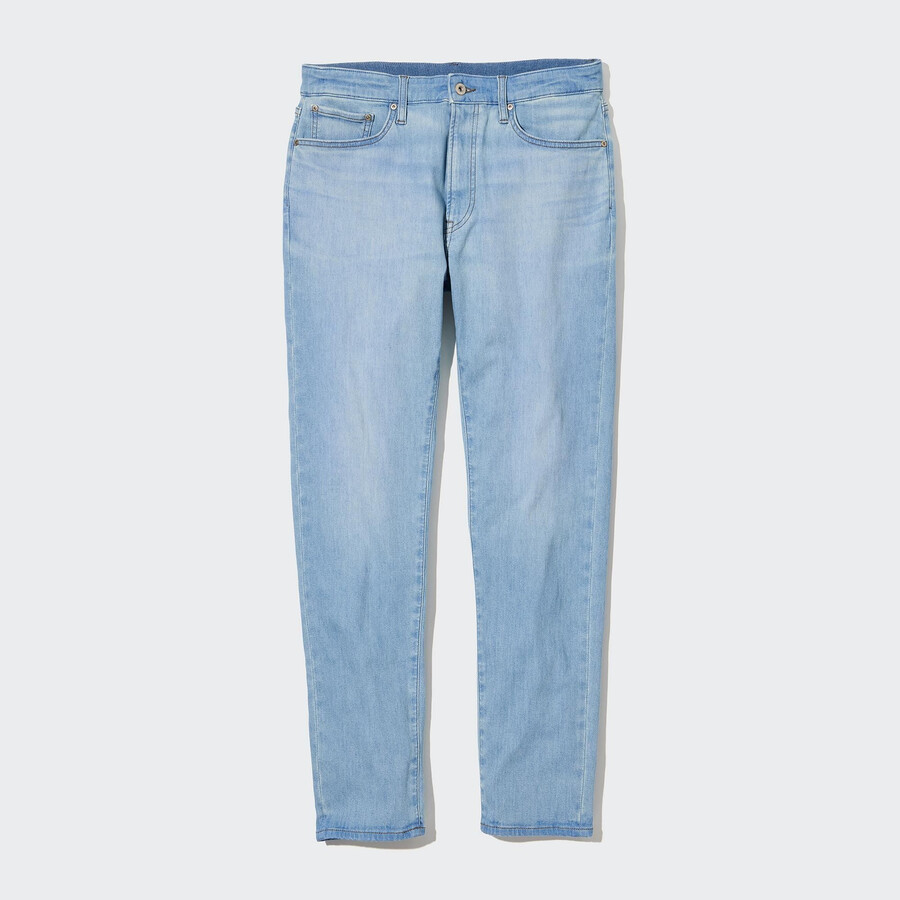 pánské džíny uniqlo ezy ultra stretch slim fit modré
