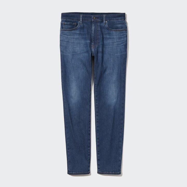 pánské džíny uniqlo ezy ultra stretch slim fit modré