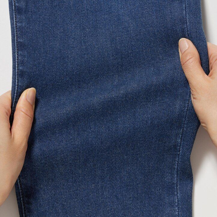 pánské džíny uniqlo ezy ultra stretch slim fit modré