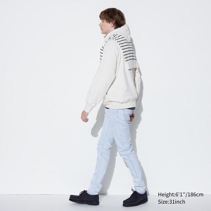 pánské džíny uniqlo ultra stretch skinny fit černé