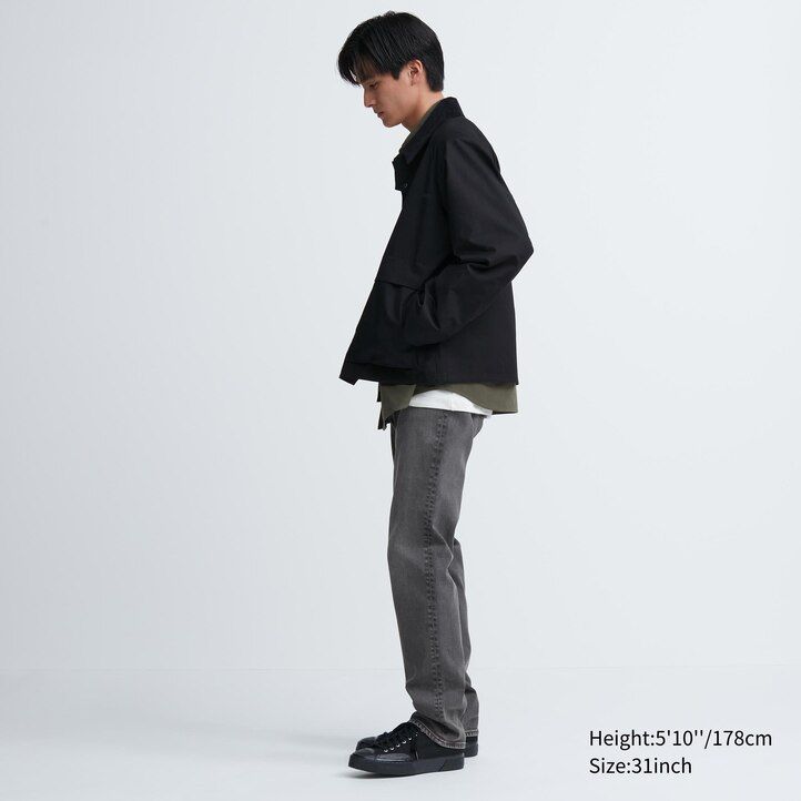pánské džíny uniqlo slim fit šedé barvy