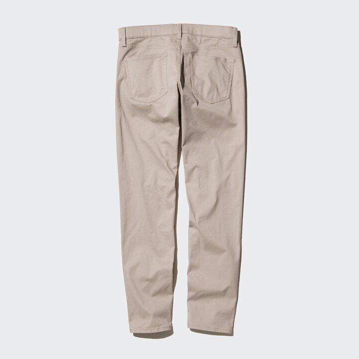 pánské džíny uniqlo ultra stretch skinny fit v olivové barvě