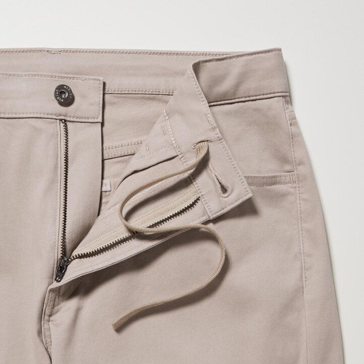 pánské džíny uniqlo ultra stretch skinny fit v olivové barvě