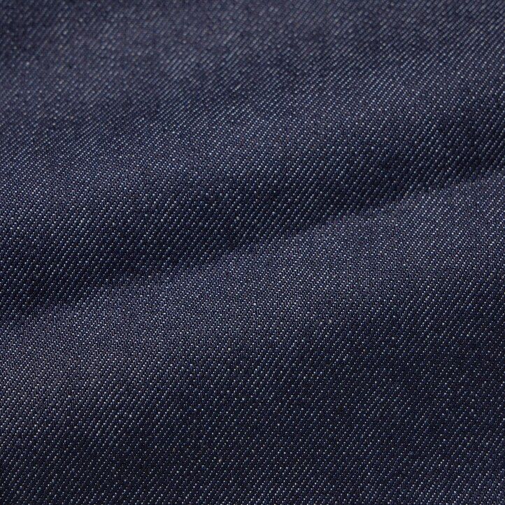 Černé pánské džíny uniqlo selvedge stretch slim fit