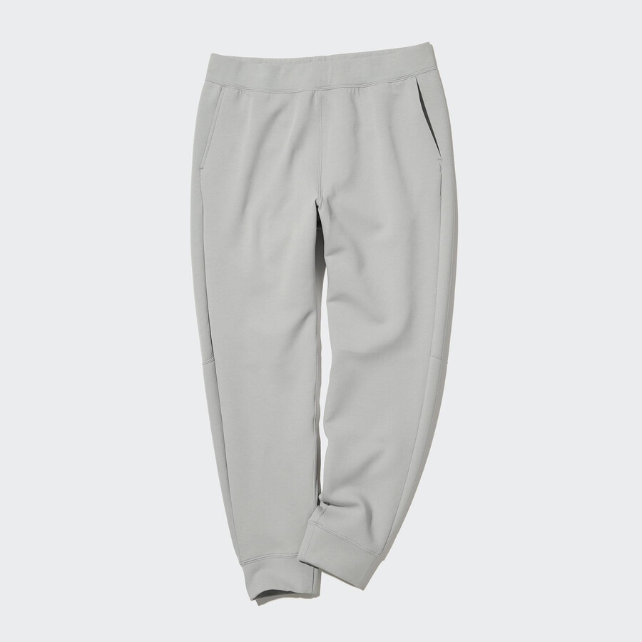 světle šedé pánské tepláky uniqlo dry stretch