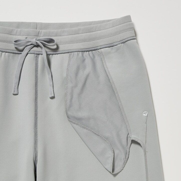 světle šedé pánské tepláky uniqlo dry stretch