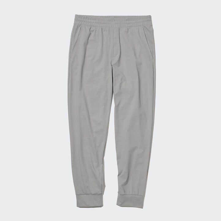 pánské tmavě šedé tepláky uniqlo ultra stretch dry ex