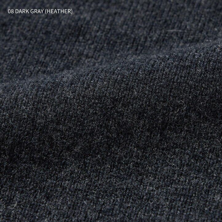 pánské šedé svetry uniqlo premium lambswool s výstřihem do v