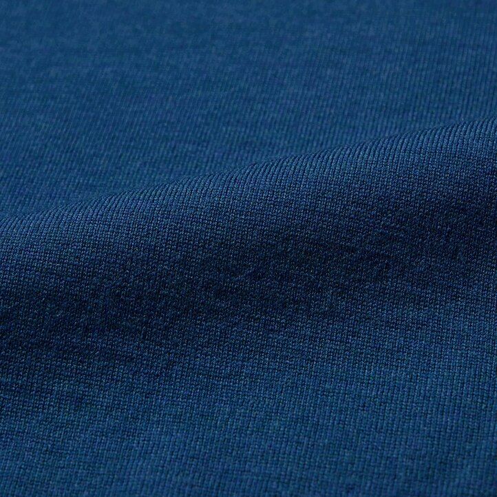 pánský svetr uniqlo 100pct extra fine merino s polovičními zipy tmavě modrý