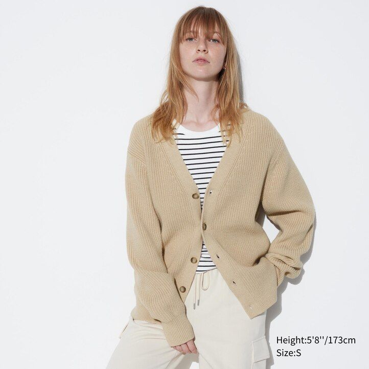 pánské šedé svetry uniqlo middle gauge s výstřihem do v
