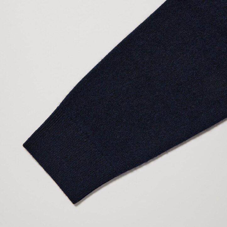 pánské svetry uniqlo 100pctshmere tmavě šedé