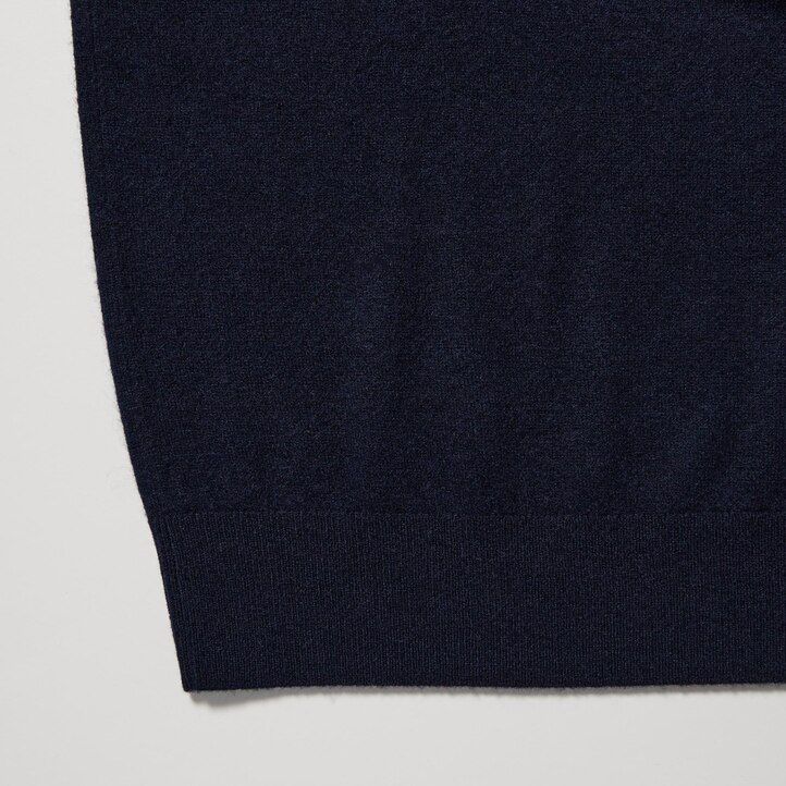 pánské svetry uniqlo 100pctshmere tmavě šedé