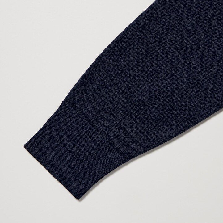 pánské šedé svetry uniqlo 100pct extra fine merino