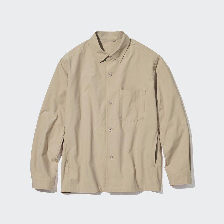 pánské svrchní tričko uniqlo airsense ultra light béžové
