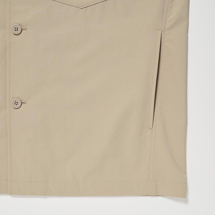 pánské svrchní tričko uniqlo airsense ultra light béžové