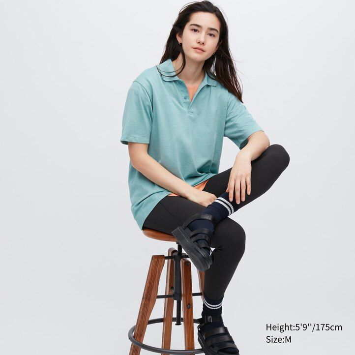pánské polo tričko uniqlo dry ex modré