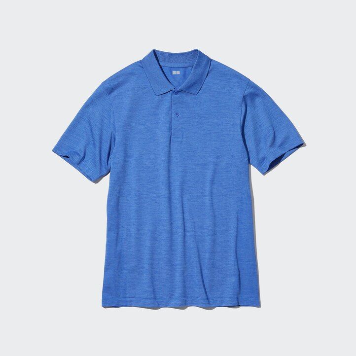pánské polo tričko uniqlo dry ex modré